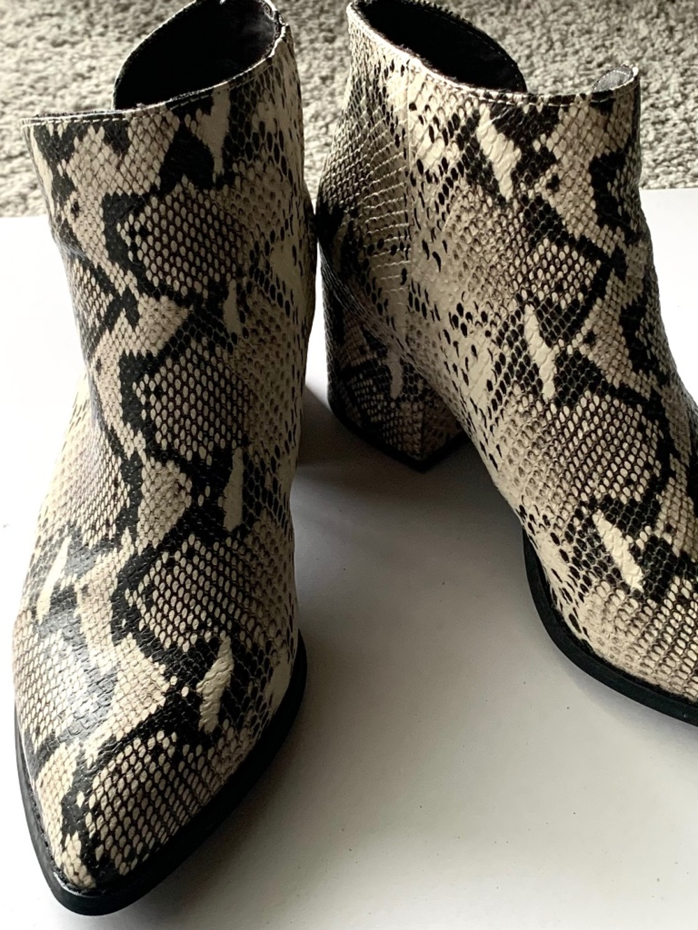 Seychelles Snakeskin Chaparral Boots Sz 6 VGC